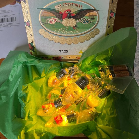 ** Nearly Five Feet of Christmas Fun Snow Globe Light Set - Picture 5 of 5